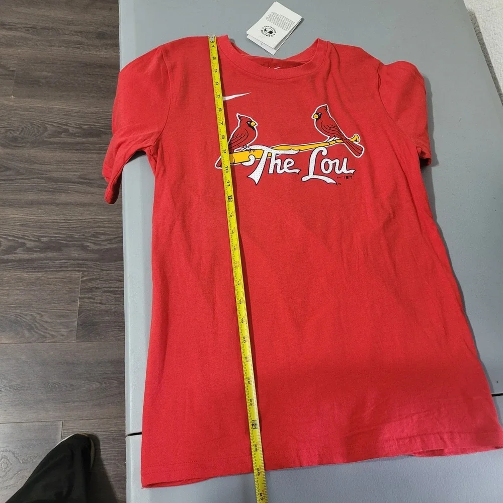 St Louis Cardinals Paul Goldschmidt Nike Shirt The Lou Logo Short Sleeve Youth L